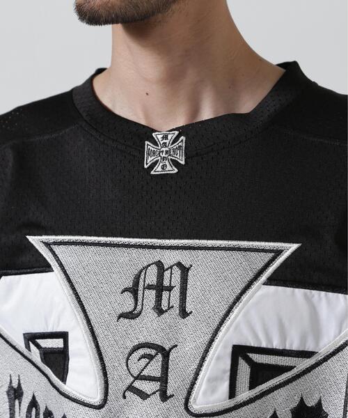 ROYAL FLASH（ロイヤルフラッシュ）の「MAYO/メイヨー/刺繍ゲームシャツ（Tシャツ/カットソー・メンズ・ブラック・M）」の11枚目の写真