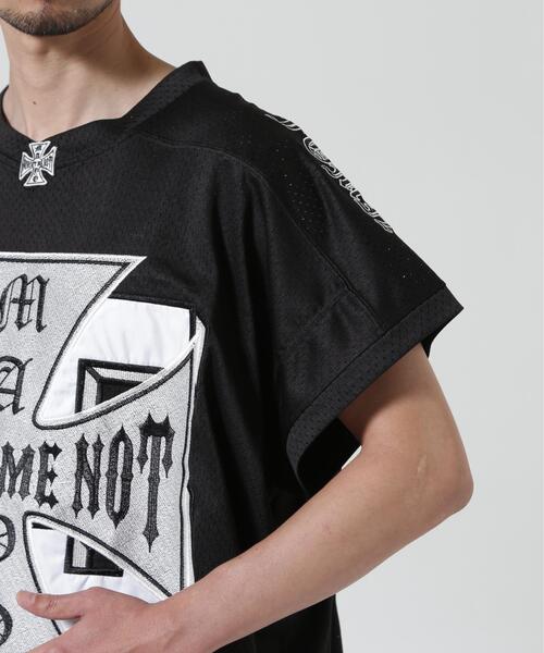 ROYAL FLASH（ロイヤルフラッシュ）の「MAYO/メイヨー/刺繍ゲームシャツ（Tシャツ/カットソー・メンズ・ブラック・M）」の12枚目の写真