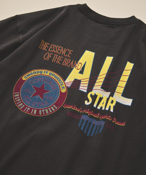 CONVERSE（コンバース）の「CONVERSE/コンバース 別注 アーカイブグラフィック TEE（Tシャツ/カットソー・メンズ・グレー/ブラック/グリーン/ホワイト系その他/ホワイト/ネイビー・MEDIUM/SMALL/LARGE）」の16枚目の写真