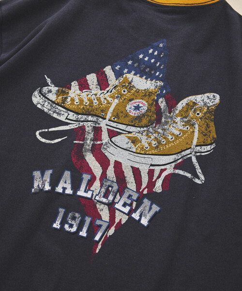 CONVERSE（コンバース）の「CONVERSE/コンバース 別注 アーカイブグラフィック TEE（Tシャツ/カットソー・メンズ・グレー/ブラック/グリーン/ホワイト系その他/ホワイト/ネイビー・MEDIUM/SMALL/LARGE）」の19枚目の写真
