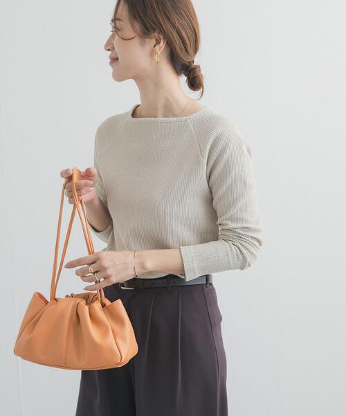 URBAN RESEARCH DOORS（アーバンリサーチドアーズ）の「スクエアネックプルオーバー（Tシャツ/カットソー・レディース・ライトベージュ・FREE）」の5枚目の写真