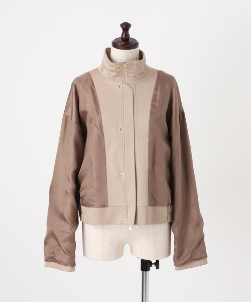 Deuxieme Classe（ドゥーズィエムクラス）の「Stand Collar ブルゾン（その他アウター・レディース・ベージュ・FREE）」の20枚目の写真