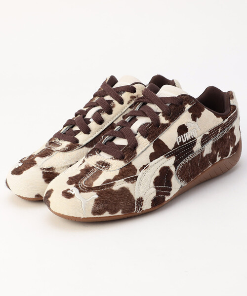 【美品】プーマ PUMAスピードキャット カウ スニーカー 23.5 ハラコ セール】PUMA/プーマ SPEEDCAT COW WOMENS/スピードキャット カウ
