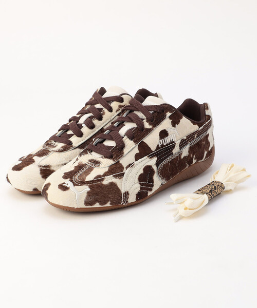 【美品】プーマ PUMAスピードキャット カウ スニーカー 23.5 ハラコ セール】PUMA/プーマ SPEEDCAT COW WOMENS/スピードキャット カウ