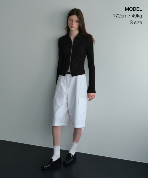 MUSINSA STANDARD WOMAN（ムシンサスタンダードウーマン）の「ウィメンズチェックレーススリムジャケット[ブラック]（その他アウター・レディース・その他・X-SMALL/SMALL/MEDIUM/LARGE）」の2枚目の写真