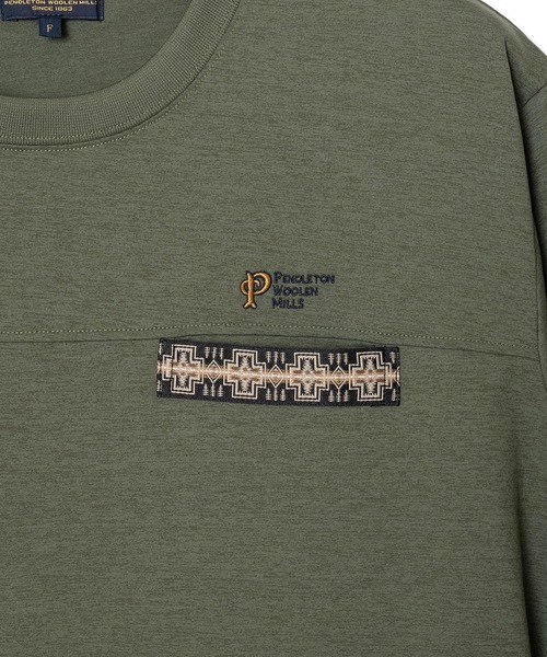 PENDLETON(ペンドルトン)の「PENDLETON/ペンドルトン ショートスリーブ カルキュロ ミッドウェイトジャージー ドレス(ドレス・メンズ・タン/ブラック/カーキ・ONE SIZE)」の21枚目の写真