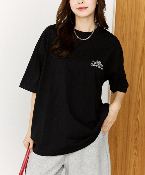 PUBLUX(パブリュクス)の「PUBLUX/パブリュクス <機能性素材>PROMISE キャット プリント Tシャツ 限定展開(Tシャツ/カットソー・レディース・ピンク/ホワイト/ブラック/ネイビー・LARGE/MEDIUM/SMALL)」の1枚目の写真