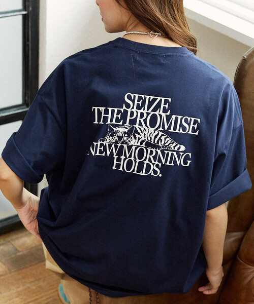 PUBLUX(パブリュクス)の「PUBLUX/パブリュクス <機能性素材>PROMISE キャット プリント Tシャツ 限定展開(Tシャツ/カットソー・レディース・ピンク/ホワイト/ブラック/ネイビー・LARGE/MEDIUM/SMALL)」の14枚目の写真