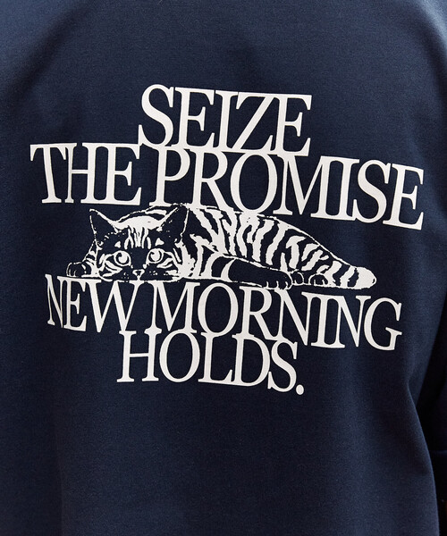 PUBLUX(パブリュクス)の「PUBLUX/パブリュクス <機能性素材>PROMISE キャット プリント Tシャツ 限定展開(Tシャツ/カットソー・レディース・ピンク/ホワイト/ブラック/ネイビー・LARGE/MEDIUM/SMALL)」の12枚目の写真
