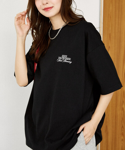 PUBLUX(パブリュクス)の「PUBLUX/パブリュクス <機能性素材>PROMISE キャット プリント Tシャツ 限定展開(Tシャツ/カットソー・レディース・ピンク/ホワイト/ブラック/ネイビー・LARGE/MEDIUM/SMALL)」の18枚目の写真