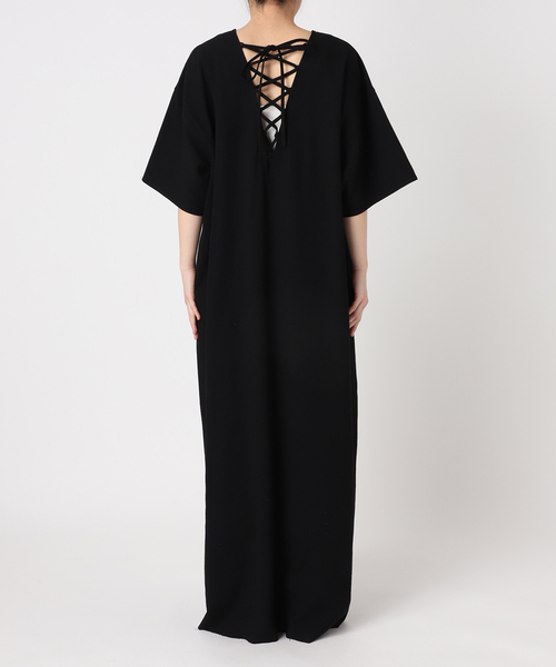 CITYSHOP（シティーショップ）の「LACE UP DRESS：ワンピース（ワンピース・レディース・ブラック/レッド・36/38）」の11枚目の写真