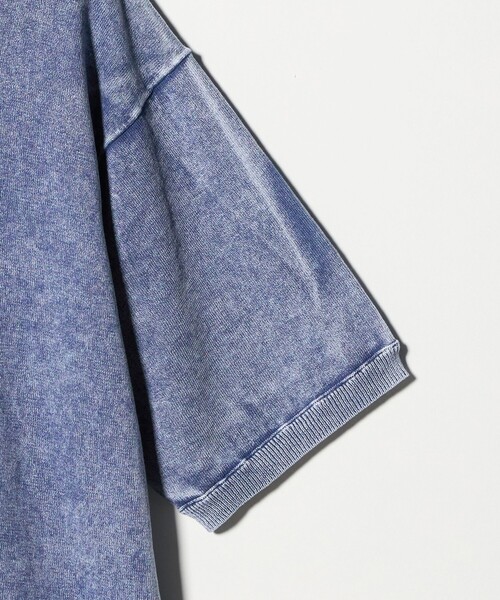 RYE TENDER(ライテンダー)の「<RYE TENDER>SUNRAY TEE サンレイティー ニットT 半袖ニット(ニット/セーター・メンズ・ブラック/ネイビー・2/1)」の10枚目の写真