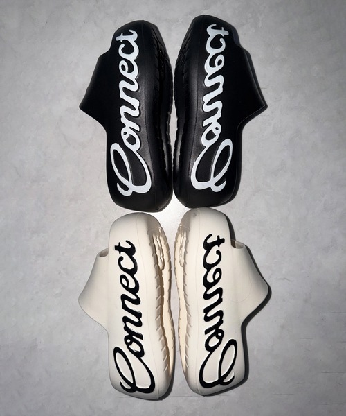 me+em select(ミームセレクト)の「レタリングロゴ厚底スライドサンダル / lettering logo platform slide sandals(サンダル・レディース・アイボリー/ブラック/ピンク・LARGE/MEDIUM/SMALL)」の8枚目の写真