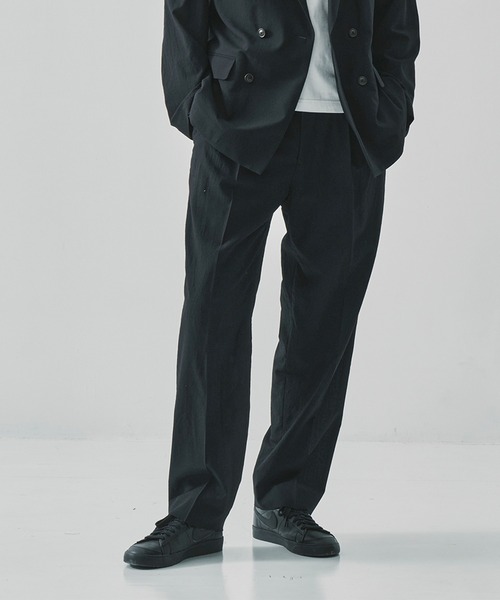 irenisa/イレニサ】別注ONE TUCKS STRAIGHT TROUSERS（スラックス