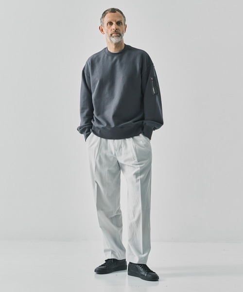 irenisa/イレニサ】別注ONE TUCKS STRAIGHT TROUSERS（スラックス
