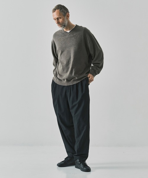 irenisa/イレニサ】別注ONE TUCKS STRAIGHT TROUSERS（スラックス