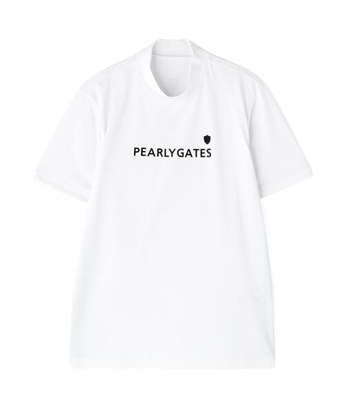 PEARLY GATES(パーリーゲイツ)の「【PEARLY GATES】メッシュジャージ(Tシャツ/カットソー・メンズ・ホワイト/ネイビー・MEDIUM/X-LARGE/LARGE)」の4枚目の写真