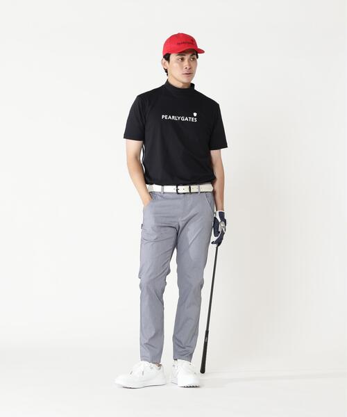 PEARLY GATES(パーリーゲイツ)の「【PEARLY GATES】メッシュジャージ(Tシャツ/カットソー・メンズ・ホワイト/ネイビー・MEDIUM/X-LARGE/LARGE)」の7枚目の写真