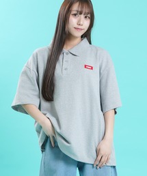 SIDEWAY STANCE（サイドウェイスタンス）の「【SIDEWAY STANCE】 ボックスロゴ刺しゅう スウェット 半袖 ポロシャツ（ポロシャツ）」