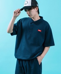 SIDEWAY STANCE（サイドウェイスタンス）の「【SIDEWAY STANCE】 ボックスロゴ刺しゅう スウェット 半袖 ポロシャツ（ポロシャツ）」