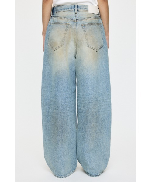 新作　moussy DIRTY COCOON BAGGY ピンク　0 デニム 再入荷】DIRTY COCOON BAGGY（デニムパンツ）｜MOUSSY（マウジー）の