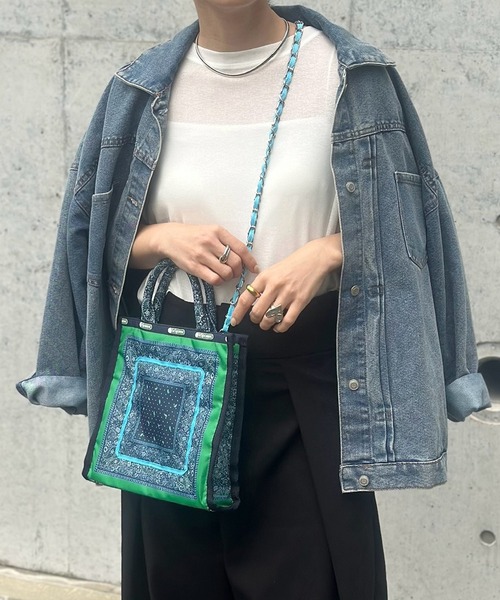 SM CHAIN TOTE ミッドナイトガーデンバンダナ（トートバッグ