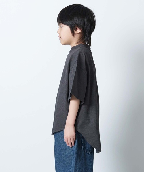 SHISKY(シスキー)の「マルチファンクション オーバーサイズ 半袖シャツ(926-00)(シャツ/ブラウス・キッズ・オフホワイト/カーキ/ブラック/ベージュ/チャコール・110/120/130/140/150/160)」の10枚目の写真