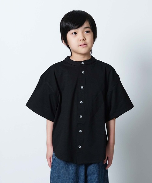 SHISKY(シスキー)の「マルチファンクション オーバーサイズ 半袖シャツ(926-00)(シャツ/ブラウス・キッズ・オフホワイト/カーキ/ブラック/ベージュ/チャコール・110/120/130/140/150/160)」の15枚目の写真