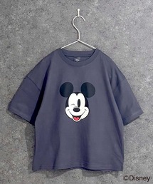 Disney（ディズニー）の「キッズ MICKEY MOUSE オーバーサイズＴシャツ（M25-00)（Tシャツ/カットソー）」
