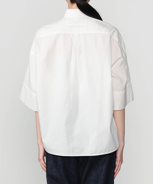 TICCA(ティッカ)の「TICCA | 〈別注〉 スクエア 半袖ダブルカフスシャツ WOMEN(シャツ/ブラウス・レディース・ホワイト・F)」の3枚目の写真