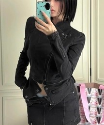 OJOS（オホス）の「【OJOS】Detachable Span Denim Jacket / 【オホス】2ウェイストレッチデニムジャケット（デニムジャケット）」