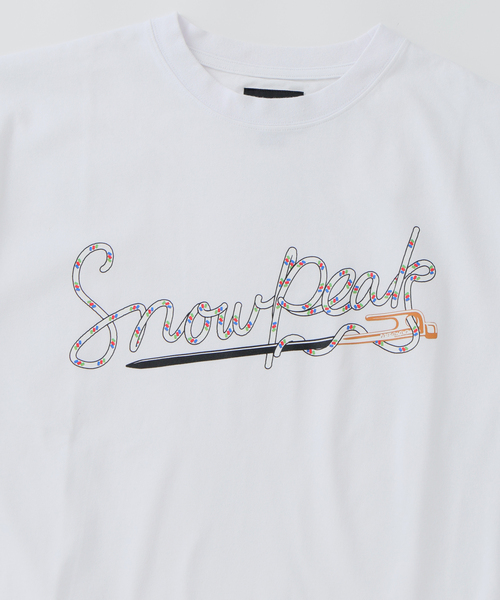 Snow Peak（スノーピーク）の「Snow Peak / スノーピーク 別注 ペグ＆ロープ ロゴTシャツ（Tシャツ/カットソー・メンズ・チャコールグレー/ホワイト・SMALL/MEDIUM/LARGE）」の13枚目の写真