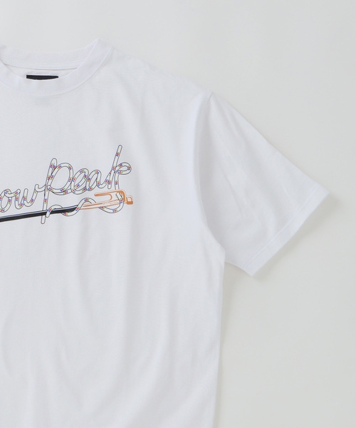 Snow Peak（スノーピーク）の「Snow Peak / スノーピーク 別注 ペグ＆ロープ ロゴTシャツ（Tシャツ/カットソー・メンズ・チャコールグレー/ホワイト・SMALL/MEDIUM/LARGE）」の14枚目の写真