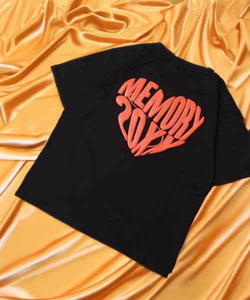 #MEMORY(メモリー)の「【MEMORY】ハートロゴ ヘビーウェイトTシャツ / Heart Logo Heavyweight T-Shirt(Tシャツ/カットソー・メンズ・ホワイト/ネイビー/ブラック・M/L/XL)」の3枚目の写真