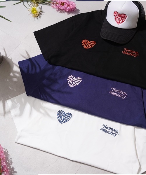 #MEMORY(メモリー)の「【MEMORY】ハートロゴ ヘビーウェイトTシャツ / Heart Logo Heavyweight T-Shirt(Tシャツ/カットソー・メンズ・ホワイト/ネイビー/ブラック・M/L/XL)」の10枚目の写真