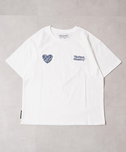 #MEMORY(メモリー)の「【MEMORY】ハートロゴ ヘビーウェイトTシャツ / Heart Logo Heavyweight T-Shirt(Tシャツ/カットソー・メンズ・ホワイト/ネイビー/ブラック・M/L/XL)」の11枚目の写真