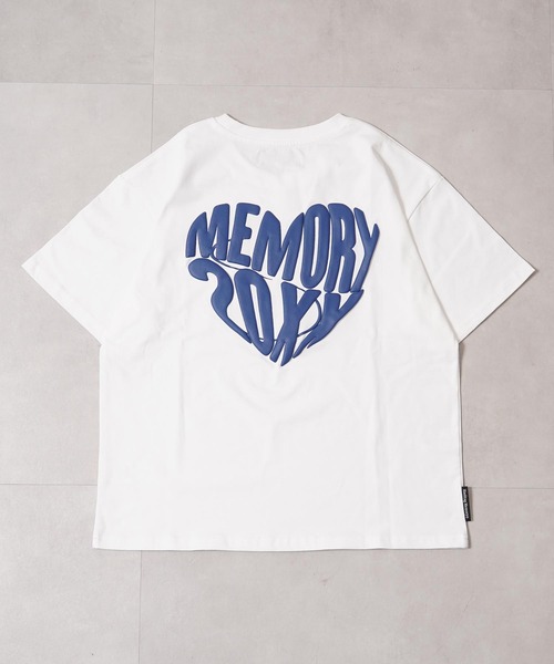#MEMORY(メモリー)の「【MEMORY】ハートロゴ ヘビーウェイトTシャツ / Heart Logo Heavyweight T-Shirt(Tシャツ/カットソー・メンズ・ホワイト/ネイビー/ブラック・M/L/XL)」の12枚目の写真