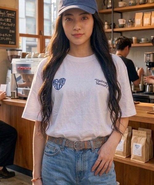 #MEMORY(メモリー)の「【MEMORY】ハートロゴ ヘビーウェイトTシャツ / Heart Logo Heavyweight T-Shirt(Tシャツ/カットソー・メンズ・ホワイト/ネイビー/ブラック・M/L/XL)」の16枚目の写真