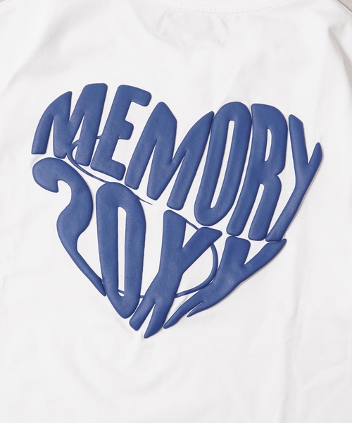#MEMORY(メモリー)の「【MEMORY】ハートロゴ ヘビーウェイトTシャツ / Heart Logo Heavyweight T-Shirt(Tシャツ/カットソー・メンズ・ホワイト/ネイビー/ブラック・M/L/XL)」の15枚目の写真