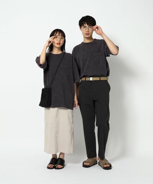 GLOBAL WORK(グローバルワーク)の「フェードカコウTシャツ/半袖TEE/678437(Tシャツ/カットソー・メンズ・ライトグリーン/チャコールグレー/イエロー系その他3・LARGE/MEDIUM/SMALL/X-LARGE)」の4枚目の写真