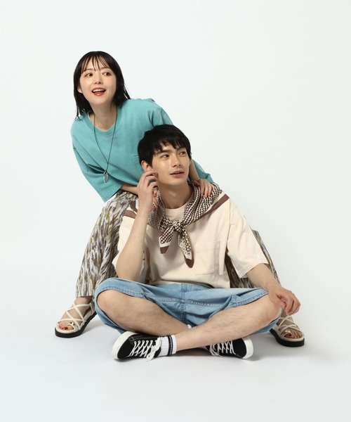 GLOBAL WORK(グローバルワーク)の「フェードカコウTシャツ/半袖TEE/678437(Tシャツ/カットソー・メンズ・ライトグリーン/チャコールグレー/イエロー系その他3・LARGE/MEDIUM/SMALL/X-LARGE)」の22枚目の写真