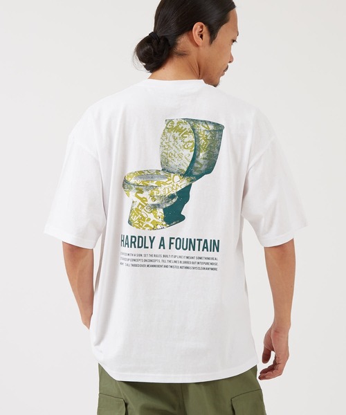 SIDEWAY STANCE(サイドウェイスタンス)の「【SIDEWAY STANCE】 アート トイレット プリント 半袖Tシャツ(Tシャツ/カットソー・メンズ・ブラック/ホワイト/パープル・SMALL/MEDIUM/LARGE/X-LARGE)」の2枚目の写真