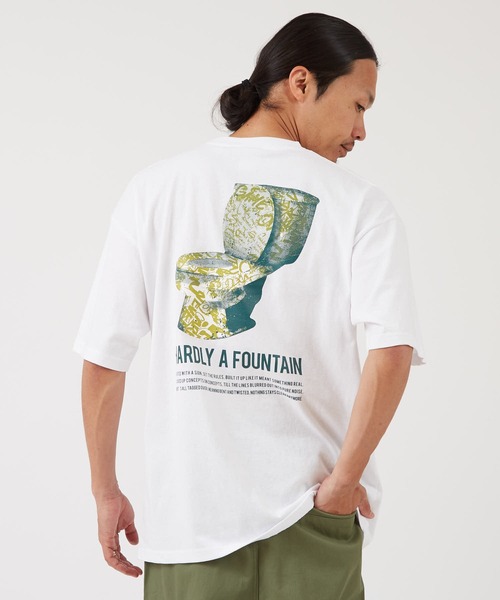 SIDEWAY STANCE(サイドウェイスタンス)の「【SIDEWAY STANCE】 アート トイレット プリント 半袖Tシャツ(Tシャツ/カットソー・メンズ・ブラック/ホワイト/パープル・SMALL/MEDIUM/LARGE/X-LARGE)」の4枚目の写真