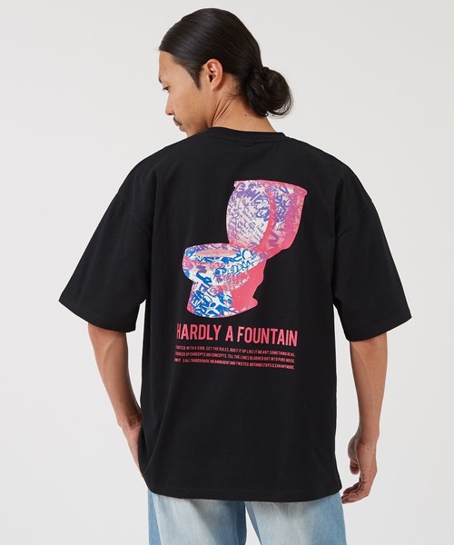 SIDEWAY STANCE(サイドウェイスタンス)の「【SIDEWAY STANCE】 アート トイレット プリント 半袖Tシャツ(Tシャツ/カットソー・メンズ・ブラック/ホワイト/パープル・SMALL/MEDIUM/LARGE/X-LARGE)」の8枚目の写真