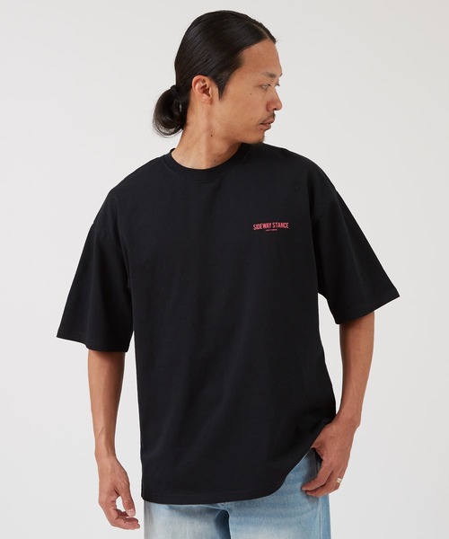 SIDEWAY STANCE(サイドウェイスタンス)の「【SIDEWAY STANCE】 アート トイレット プリント 半袖Tシャツ(Tシャツ/カットソー・メンズ・ブラック/ホワイト/パープル・SMALL/MEDIUM/LARGE/X-LARGE)」の9枚目の写真