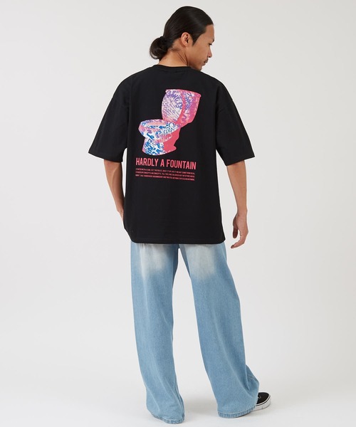 SIDEWAY STANCE(サイドウェイスタンス)の「【SIDEWAY STANCE】 アート トイレット プリント 半袖Tシャツ(Tシャツ/カットソー・メンズ・ブラック/ホワイト/パープル・SMALL/MEDIUM/LARGE/X-LARGE)」の11枚目の写真