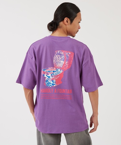 SIDEWAY STANCE(サイドウェイスタンス)の「【SIDEWAY STANCE】 アート トイレット プリント 半袖Tシャツ(Tシャツ/カットソー・メンズ・ブラック/ホワイト/パープル・SMALL/MEDIUM/LARGE/X-LARGE)」の12枚目の写真