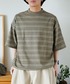 ZOZOMARKET by idaka（ゾゾマーケットバイイダカ）の「【インフルエンサー idakaセレクト】マルチボーダーリラックスTシャツ（Tシャツ/カットソー・M）」