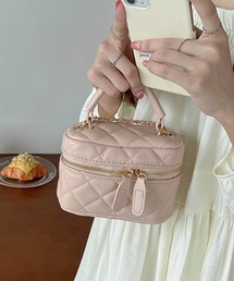 【Jasmine】チェーンレザーキルティングショルダーバッグ
