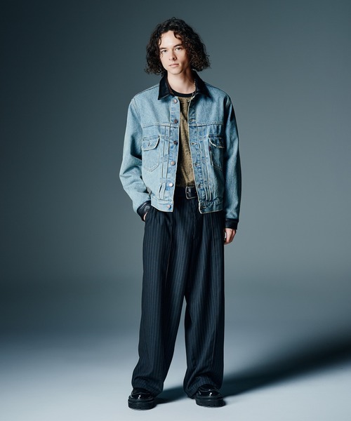 glamb(グラム)の「Leopard Trim Cutsew / レオパードトリムカットソー(Tシャツ/カットソー・メンズ・ホワイト/カーキ・S/M/L)」の6枚目の写真